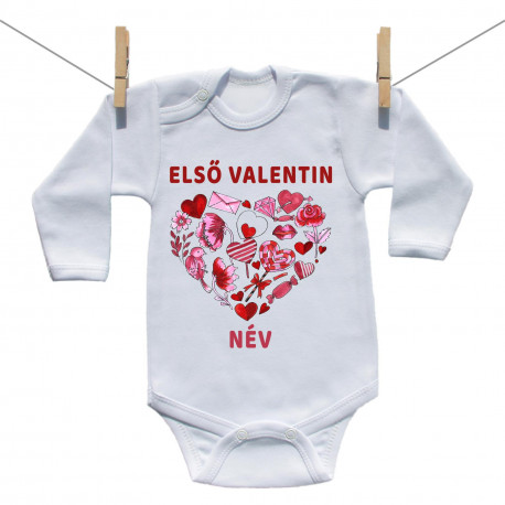Hosszú ujjú body Első Valentin
