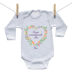 Hosszú ujjú body Ok a mosolyra