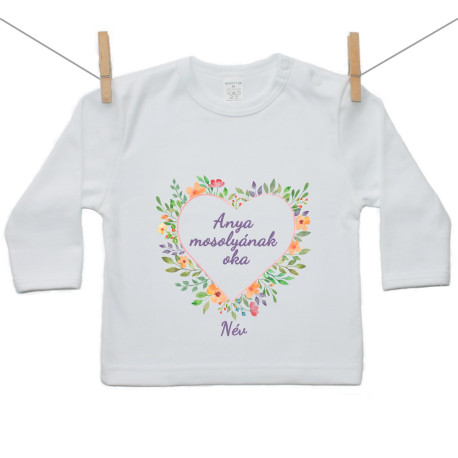 Hosszú ujjú póló Ok a mosolyra