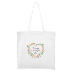 Maxi Táska (fehér) -  Miattad mosolyog