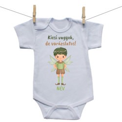 Rővid ujjú body Kicsi vagyok, de varázslatos