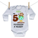Hosszú ujjú body Már 5 hónapja fedezem fel a világot