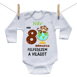 Hosszú ujjú body Már 8 hónapja fedezem fel a világot