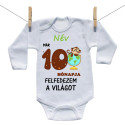 Hosszú ujjú body Már 10 hónapja fedezem fel a világot