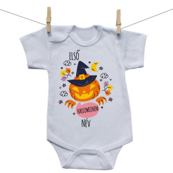 Rővid ujjú body Első halloweeni tököm
