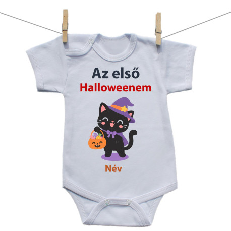 Rővid ujjú body Az első Halloweenem
