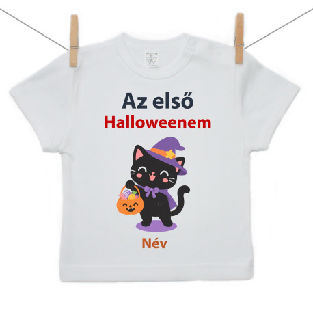 Rővid ujjú póló Az első Halloweenem Rővid ujjú póló Az első Halloweenem