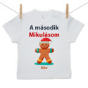 Rővid ujjú póló Második Mikulásom mézeskaláccsal