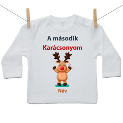 Hosszú ujjú póló Második karácsonyom a rénszarvassal