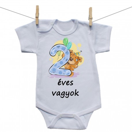 Baba body (Rővid ujjú) 2 éves vagyok