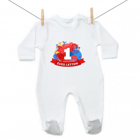 Overál 1 éves lettem - piros