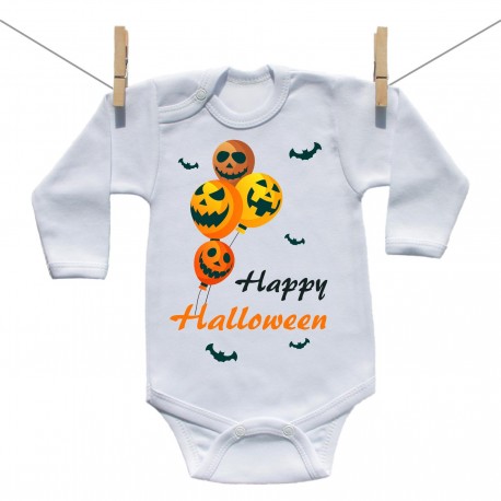Hosszú ujjú body Happy Halloween