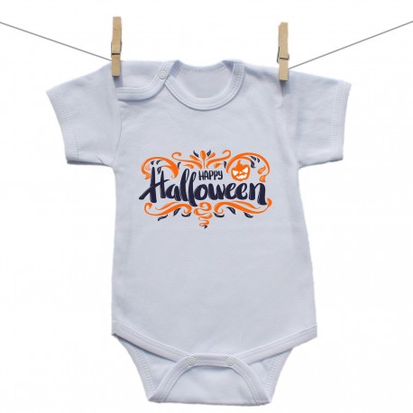 Rövid ujjú body Happy Halloween