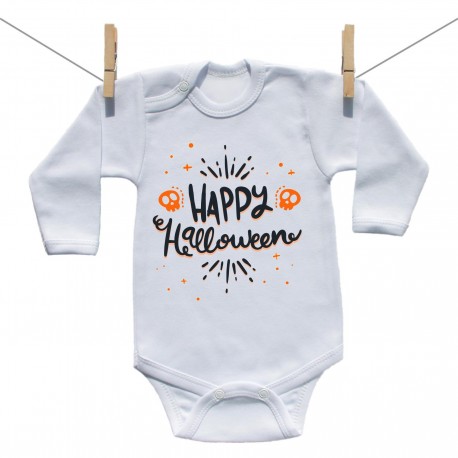 Hosszú ujjú body Happy Halloween