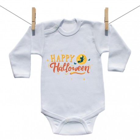 Hosszú ujjú body Happy Halloween