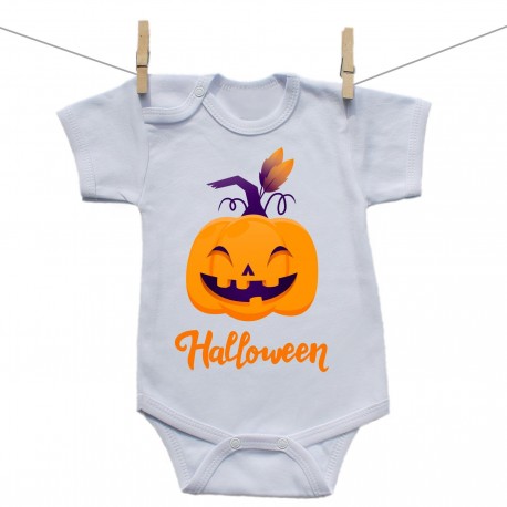 Rövid ujjú body Halloween tök