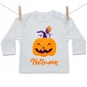 Hosszú ujjú póló Halloween tök