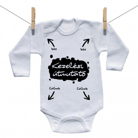 Hosszú ujjú body Kezelési útmutató
