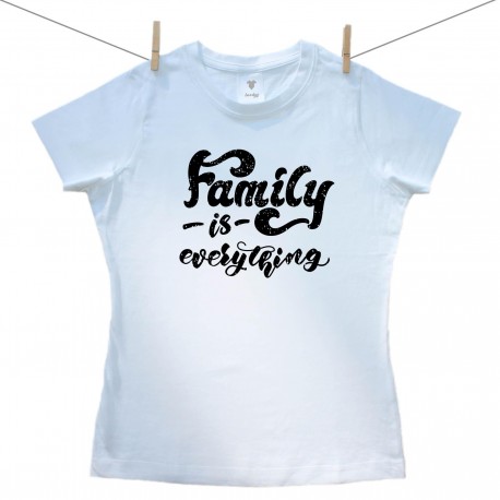 Női póló Family is everything