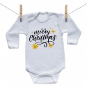Hosszú ujjú body Merry Christmas