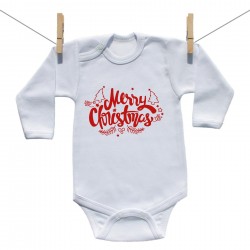 Hosszú ujjú body Merry Christmas
