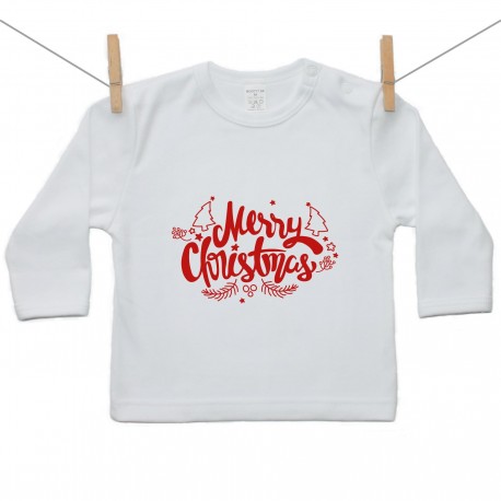 Hosszú ujjú póló Merry Christmas