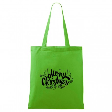 Táska - zÖld Merry Christmas
