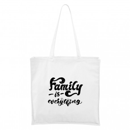 Maxi Táska - fehér Family is everything
