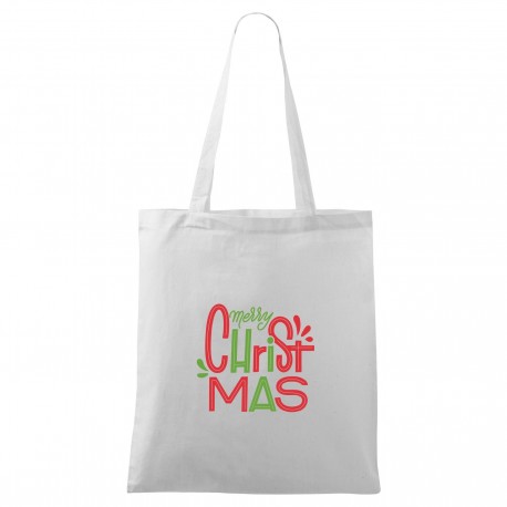 Táska - fehér Merry Christmas