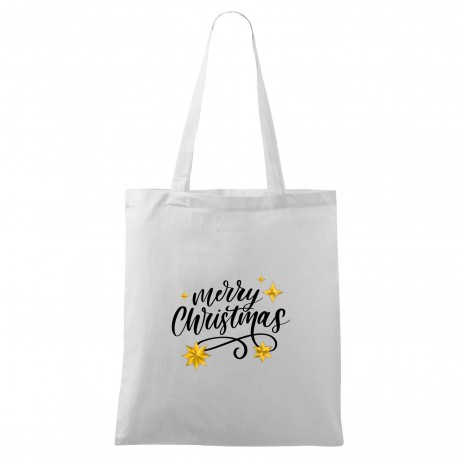 Táska - fehér Merry Christmas