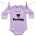 Hosszú ujjú body (rózsaszín) Boodyy