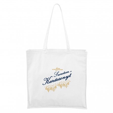 Maxi Táska - fehér Szeretem a Karácsonyt