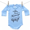 Hosszú ujjú body (kék) Szeretem a Karácsonyt