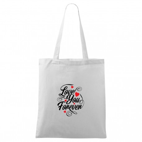 Táska - fehér Love you forever